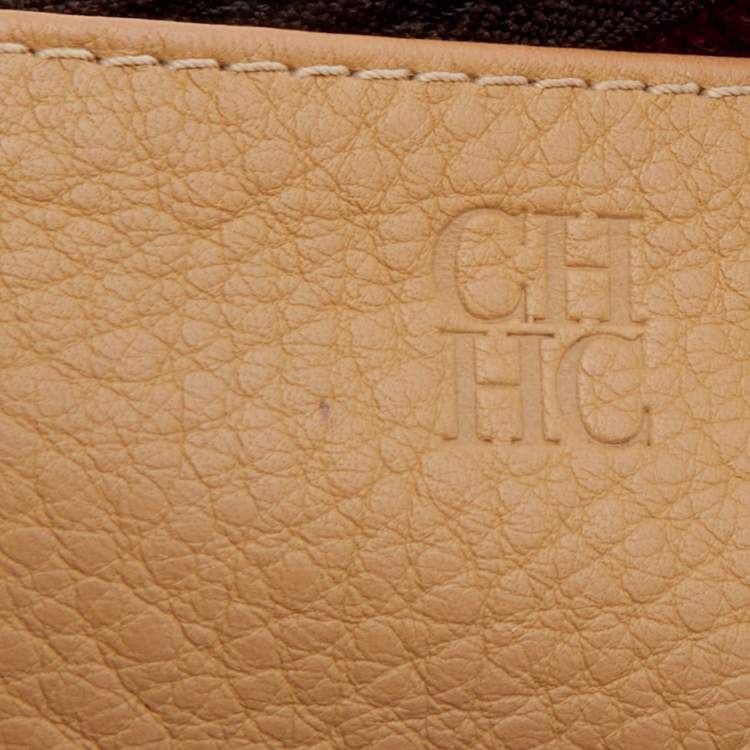 Pre Owned CH Carolina Herrera Multicolor Leather Large Andy Boston Bag