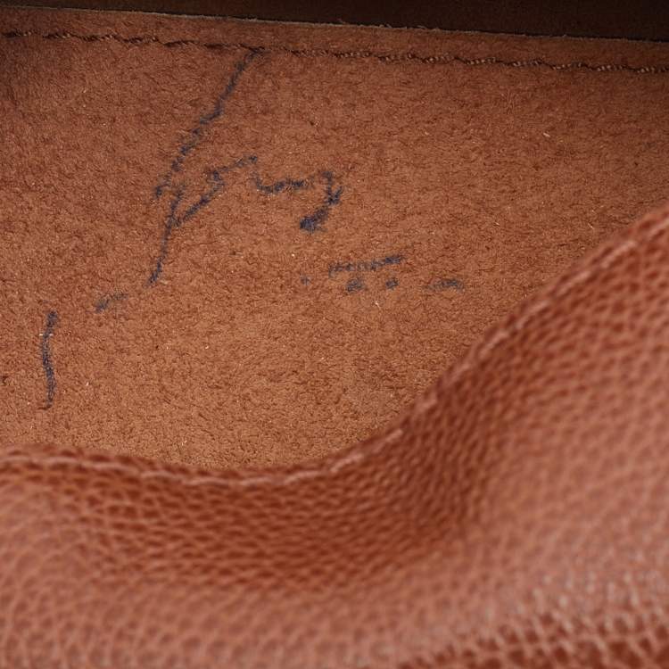 Pre Owned CH Carolina Herrera Brown Leather Minueto Flap Bag