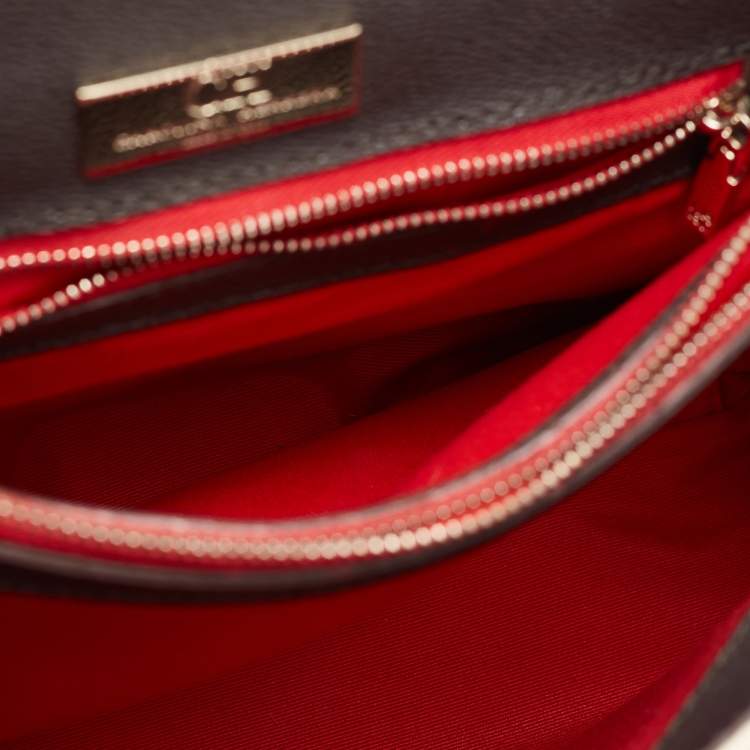Pre Owned CH Carolina Herrera Multicolor Monogram Coated Canvas Top Handle Bag