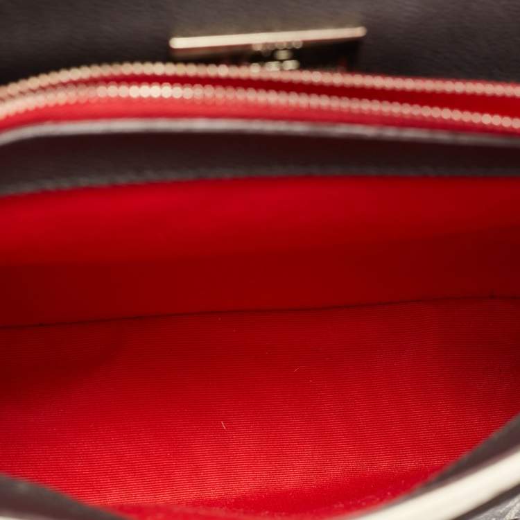 Pre Owned CH Carolina Herrera Multicolor Monogram Coated Canvas Top Handle Bag
