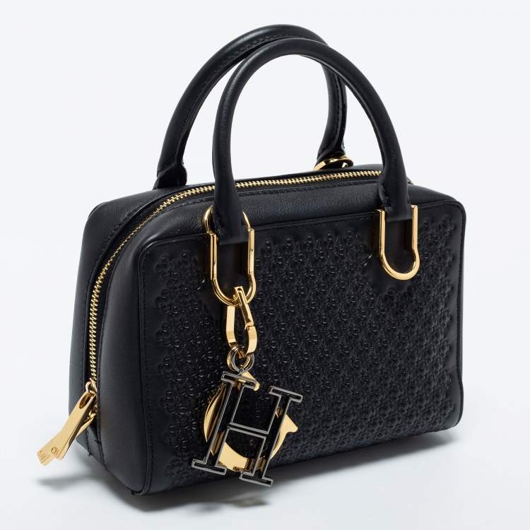 مملوكة مسبقًا CH Carolina Black Leather Baron Bag