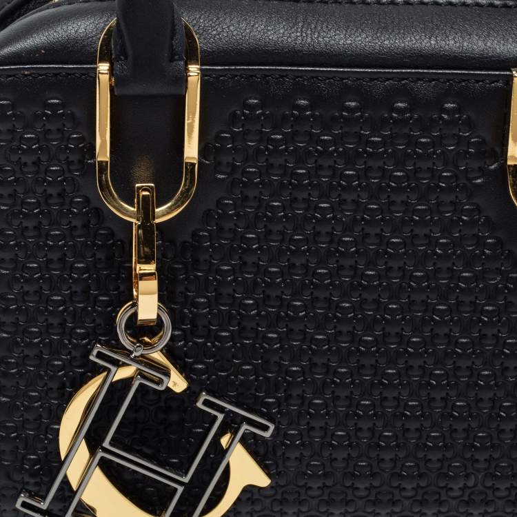 مملوكة مسبقًا CH Carolina Black Leather Baron Bag