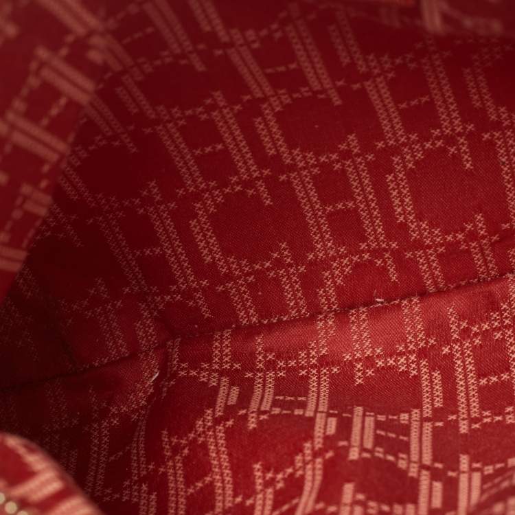 مملوكة مسبقًا CH Carolina Herrera Red Leather Zip Crossbody Bag