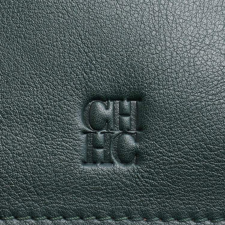 Pre Owned CH Carolina Herrera Multicolor Leather Tassel Zip Pouch