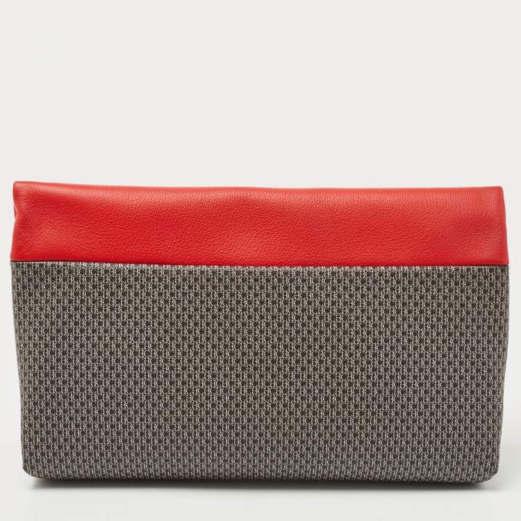 Pre Owned CH Carolina Herrera Tricolor Monogram Coated Canvas and Leather Inro Crossbody Bag