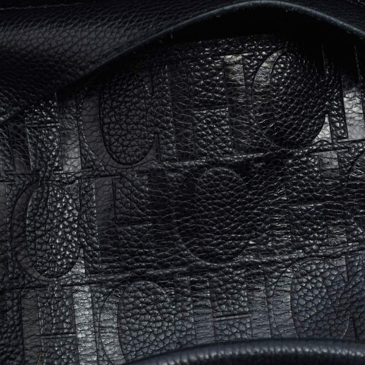 Pre Owned  CH Carolina Herrera Black Leather Satchel