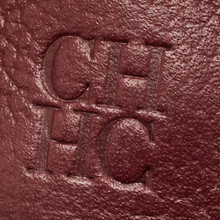 Pre Owned Carolina Herrera Dark Brown Monogram Coated Canvas and Leather Small Matryoshka Locked Tote