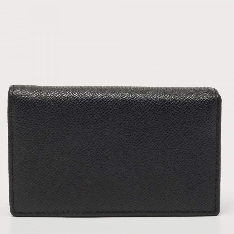 Pre Owned  CH Carolina Herrera Black Leather Bifold Wallet