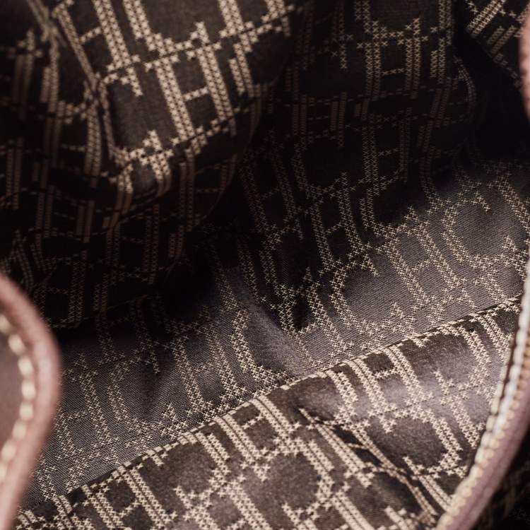 Pre Owned CH Carolina Herrera Brown Grained Leather Matteo Tote