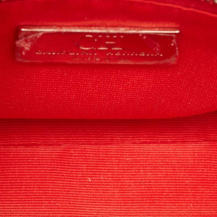 Pre Owned CH Carolina Herrera Brown/Off White Monogram Coated Canvas and Leather Crossbody Bag