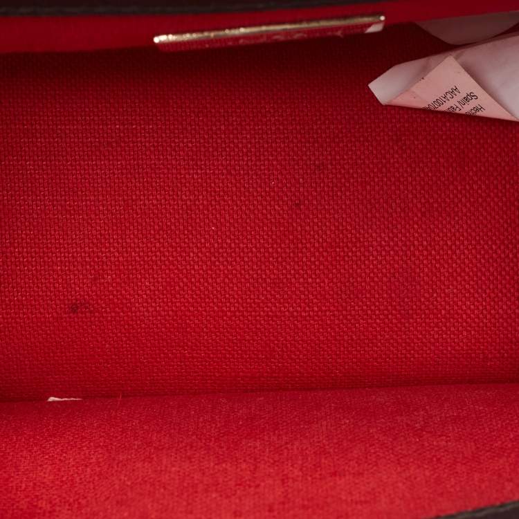 Pre Owned CH Carolina Herrera Multicolor Signature Coated Canvas and Leather Small Carry on Bandoulière Bag
