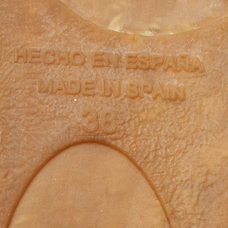 Pre Owned CH Carolina Herrera Size 38 Multicolor Monogram Canvas and Leather Espadrille Loafers