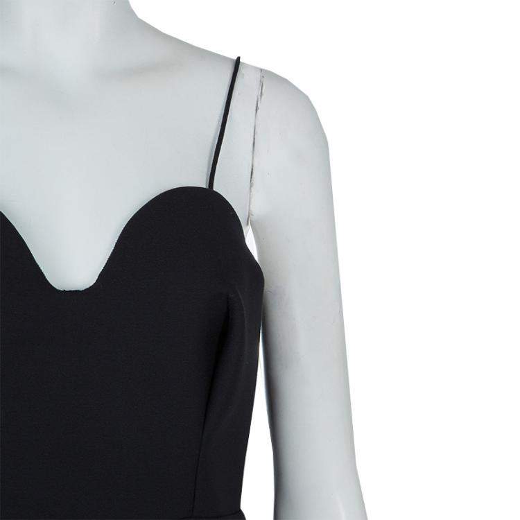 Pre Owned Chalayan Black Knit Noodle Strap Dress M