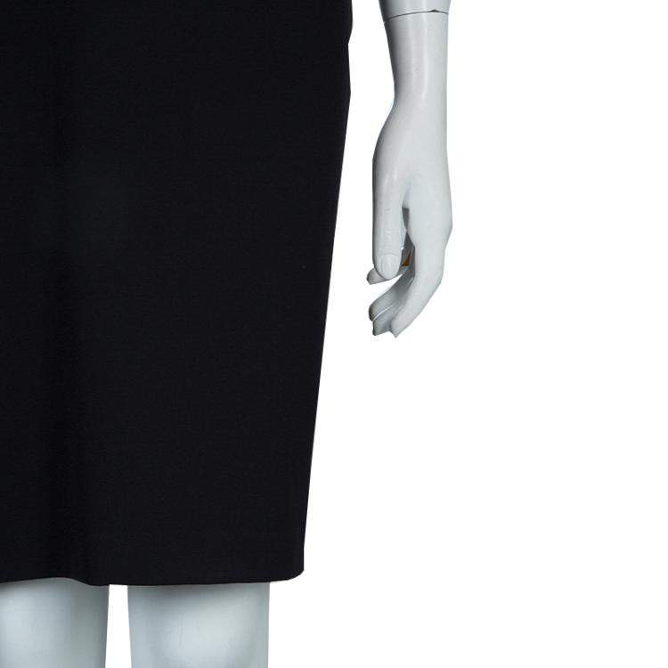 Pre Owned Chalayan Black Knit Noodle Strap Dress M