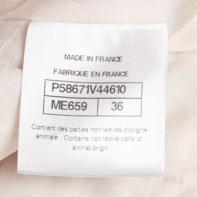 Pre Owned Chanel Multicolor Fantasy Tweed Button Detail Jacket S