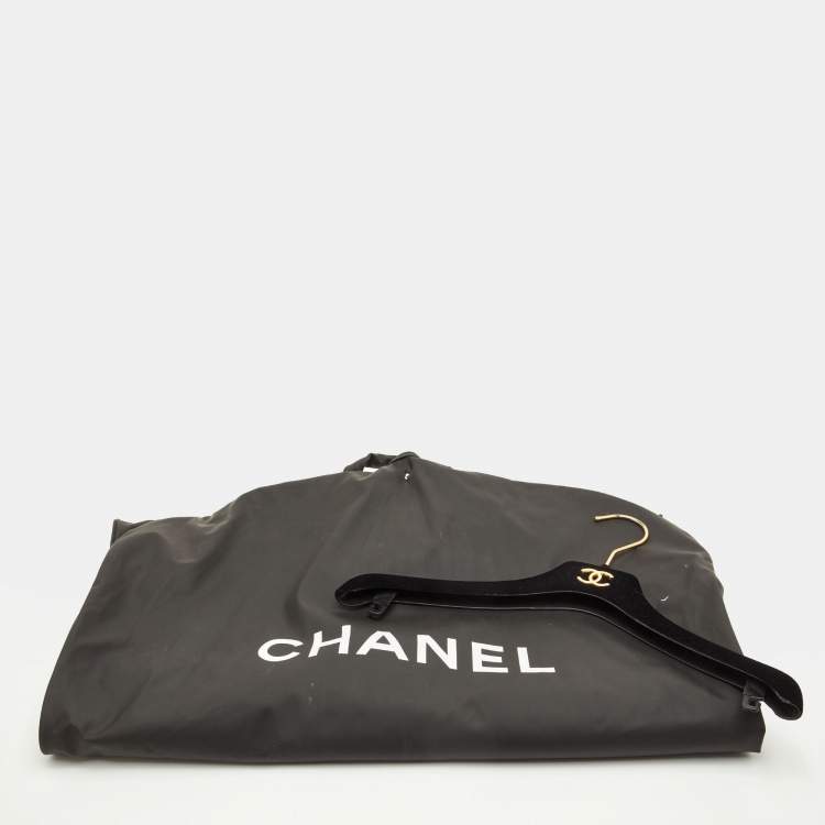 Pre Owned Chanel Multicolor Lurex Knit Hooded Cardigan M