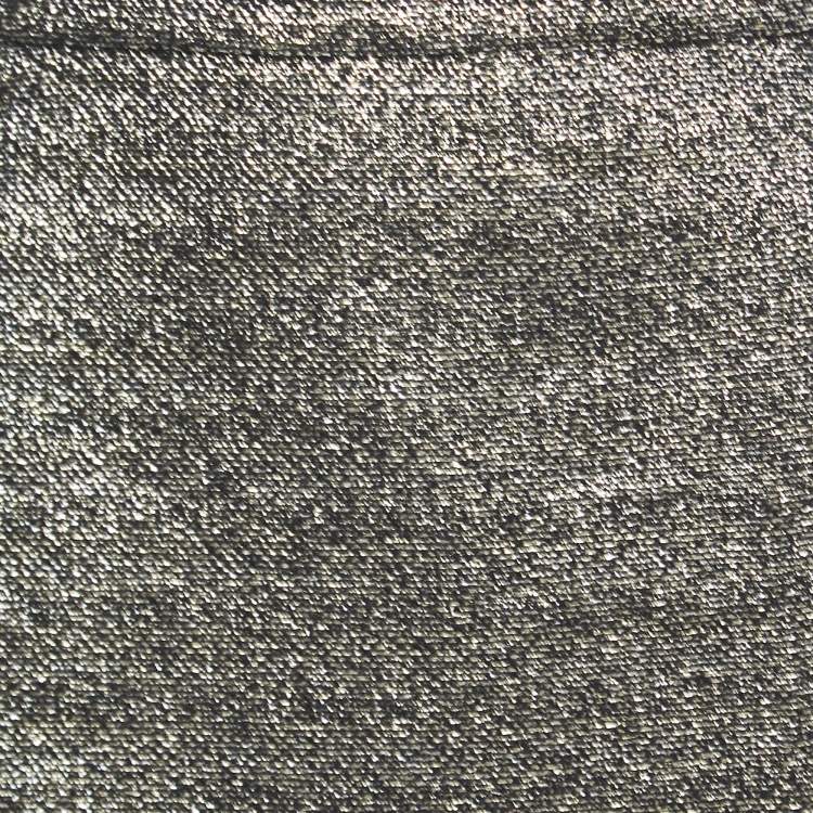 Pre Owned Chanel Gold Metallic Tweed A-Line Knee-Length Skirt L