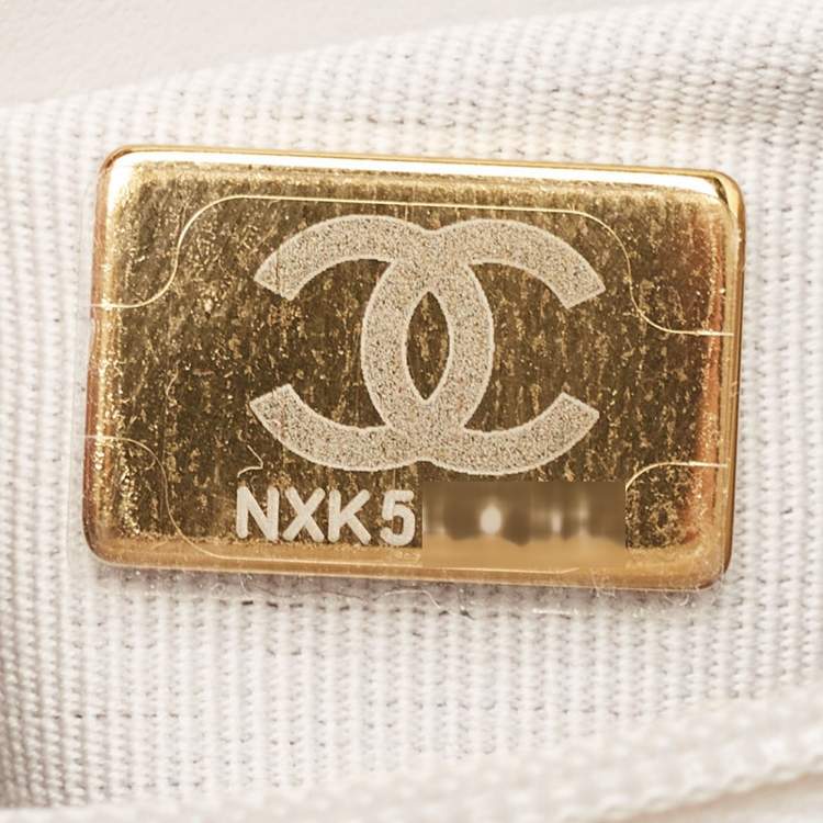 Pre Owned Chanel Light Grey Quilted Leather Mini Kelly Bag