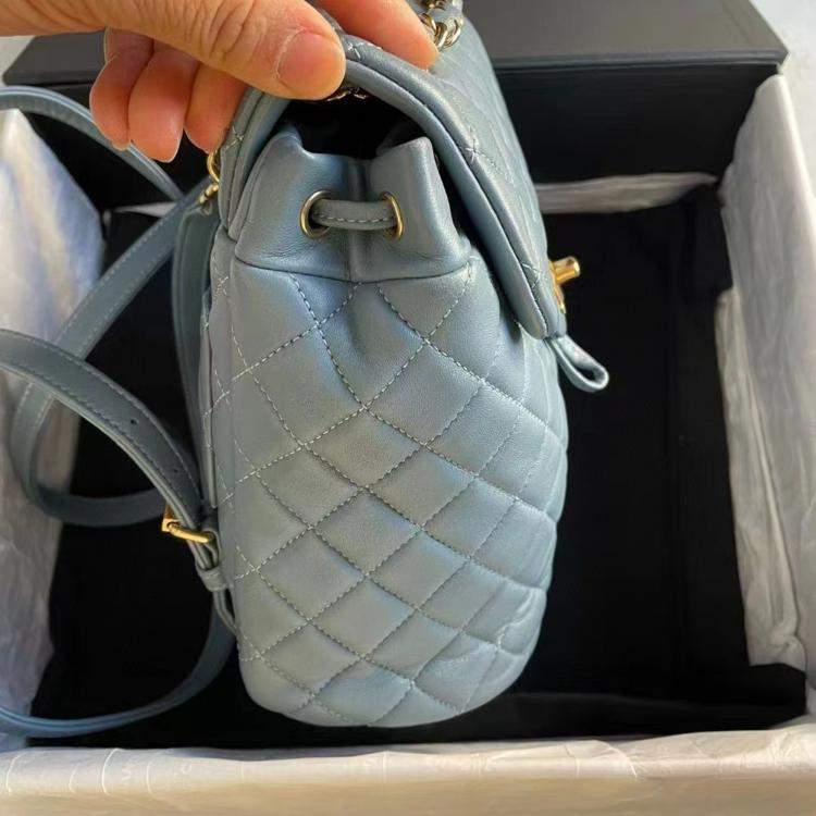 Pre Owned Chanel Quilted Leather Small Urban Spirit Backpack