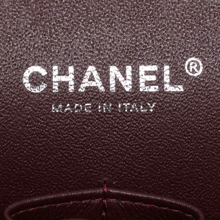 Pre Owned Chanel Black Quilted Leather Jumbo Classic Double Flap Bag