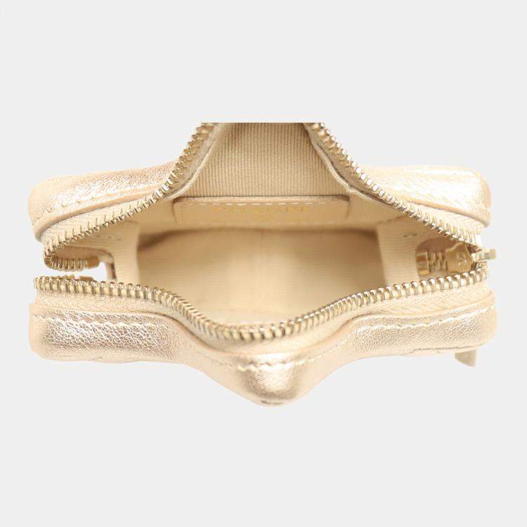 Pre Owned Chanel Sheepskin Star Coin Purse