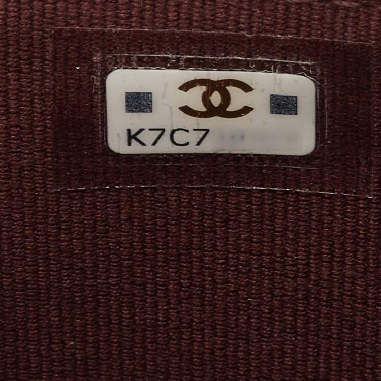 Pre Owned Chanel Mini Black Quilted Caviar Leather Wallet On Chain