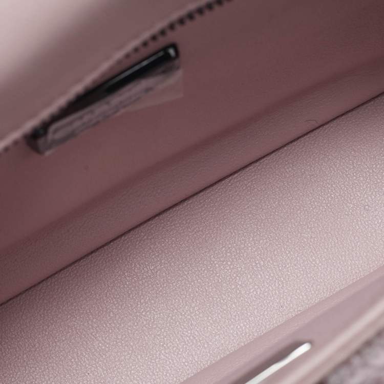 مملوكة مسبقًا Chanel Classic Single Flap Small Pink/Black Sequin Shoulder Bag