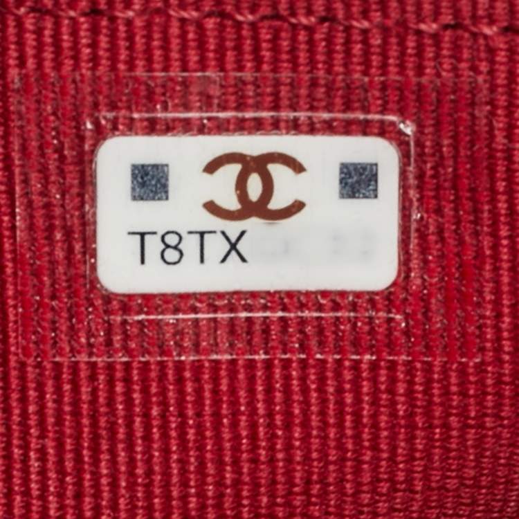 Pre Owned Chanel 19 Black Quilted Leather Trifold Wallet