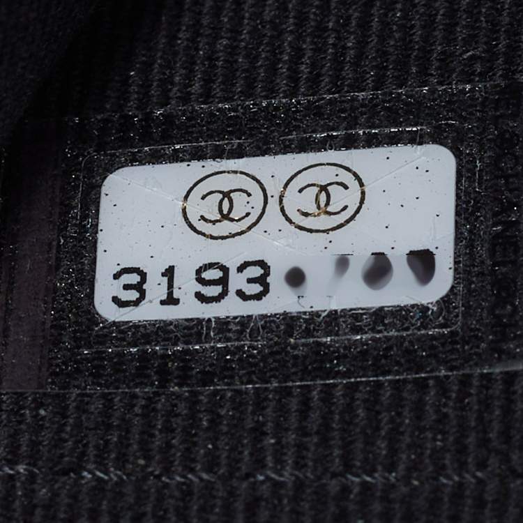 Pre Owned Chanel Classic Micro Black Quilted Caviar Leather CC Flap Bag