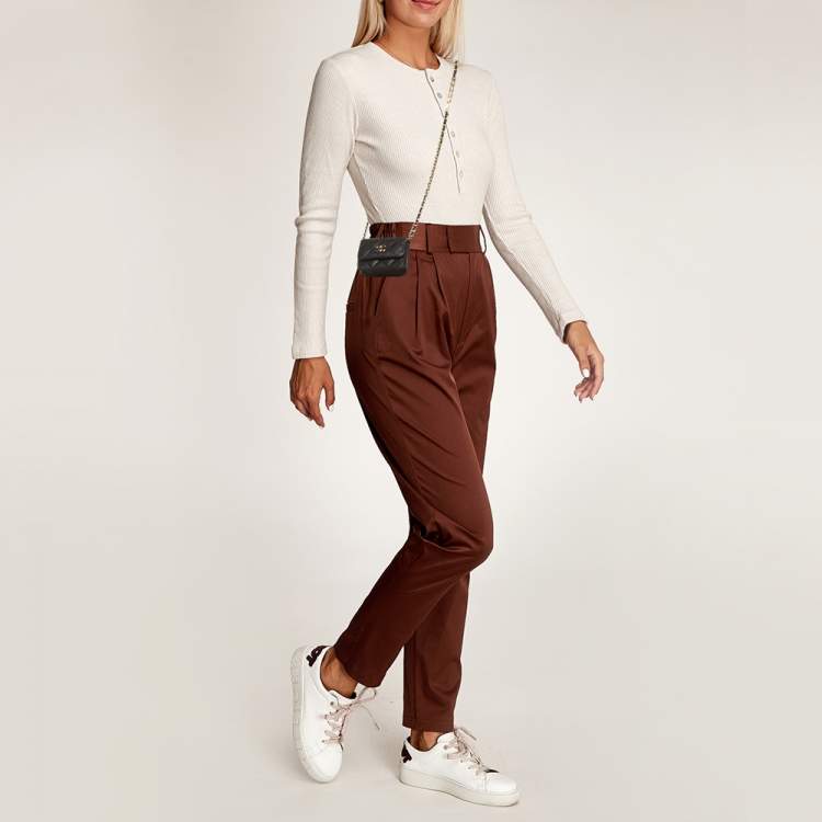 Pre Owned Chanel Classic Micro Black Quilted Caviar Leather CC Flap Bag