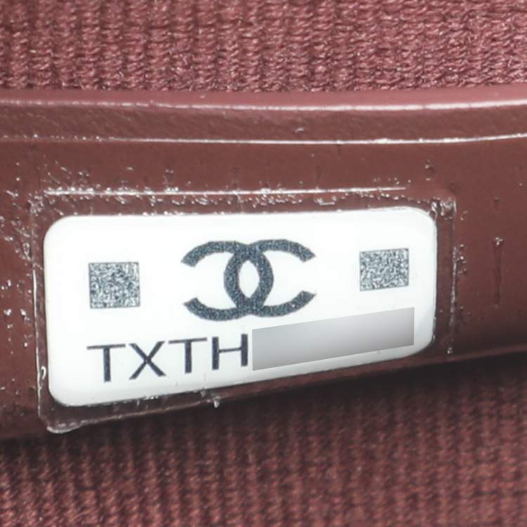 Pre Owned Chanel CC Black Quilted Caviar Leather Chain Clutch Bag