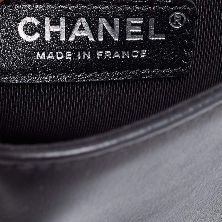 Pre Owned Chanel Black Quilted Leather and Lurex Elementary Chic Flap Bag