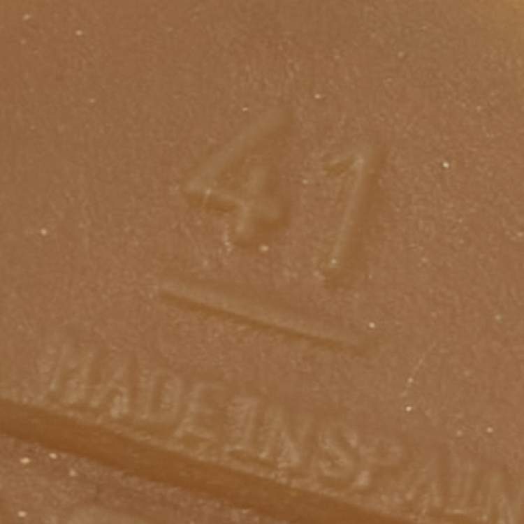 Pre Owned Chanel Light Beige Nubuck Leather CC Camellia Espadrille Flats Size 41