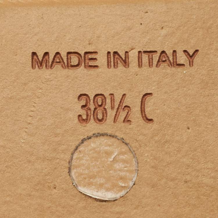 مملوكة مسبقًا Chanel Runway Size 38.5 Black/Brown Leather and Nylon Wedge Boots