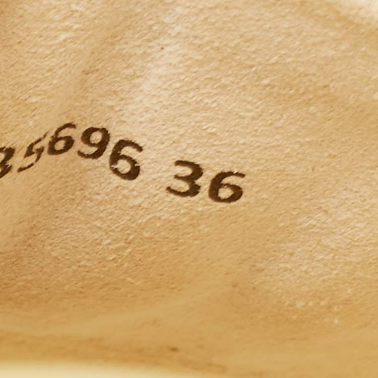 Pre Owned Chanel White Beads Briaded Slide Sandals Size 36