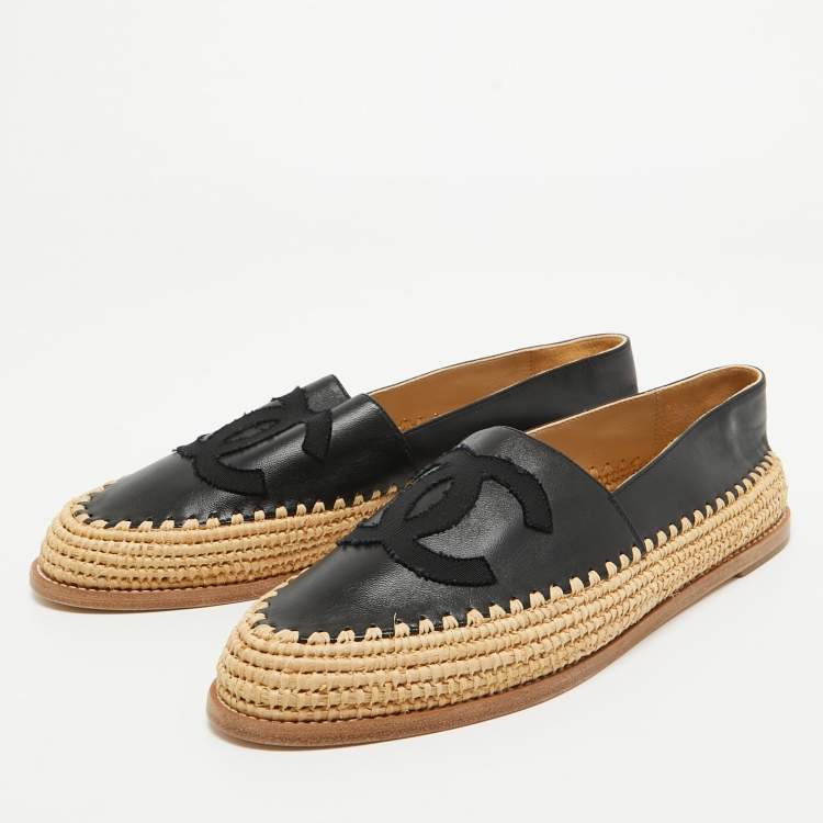 Chanel 2025 raffia espadrille