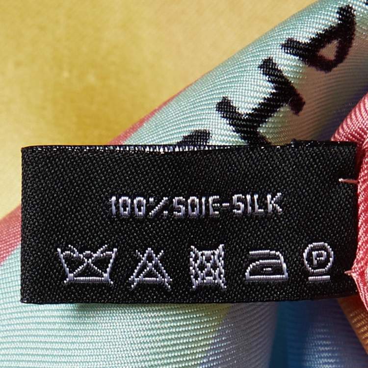 Pre Owned Chanel Multicolor Bags Print Silk Square Scarf