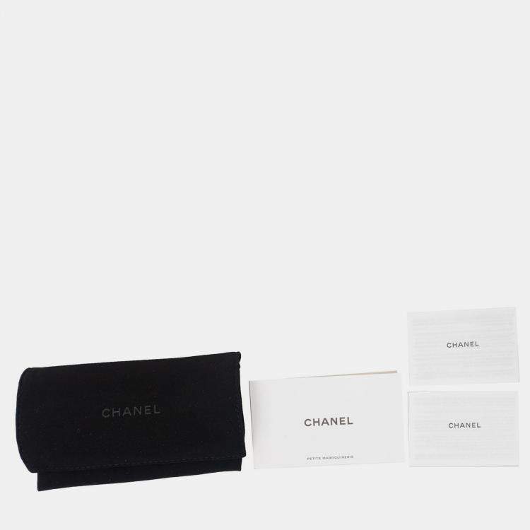 Pre Owned Chanel Black 21A Airpod Case Necklace