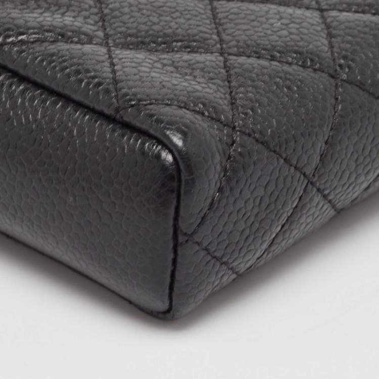 Pre Owned Chanel Red Quilted Leather CC Phone Holder Pouch