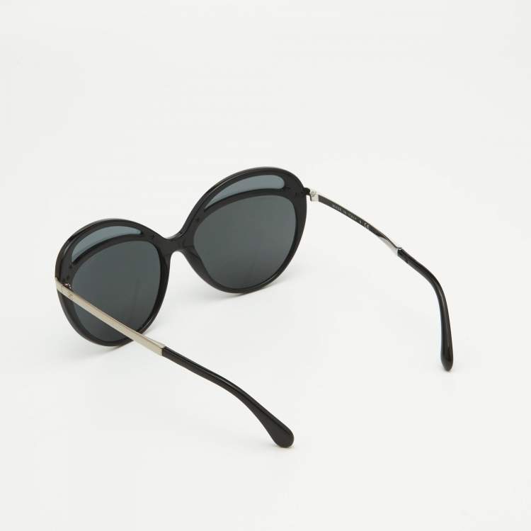 Pre Owned Chanel Black Gradient 5379 Butterfly Sunglasses