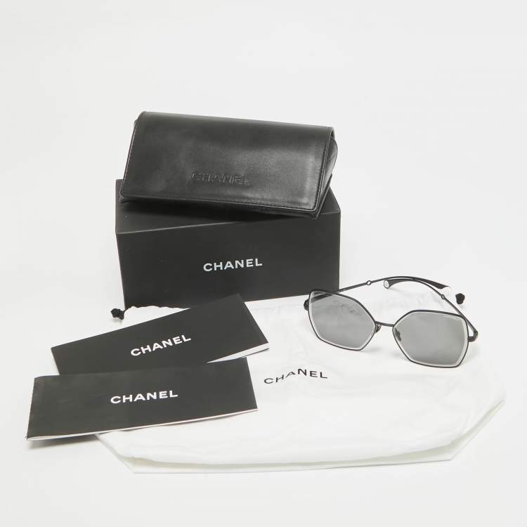 Pre Owned Chanel Black 4262 Butterfly Sunglasses