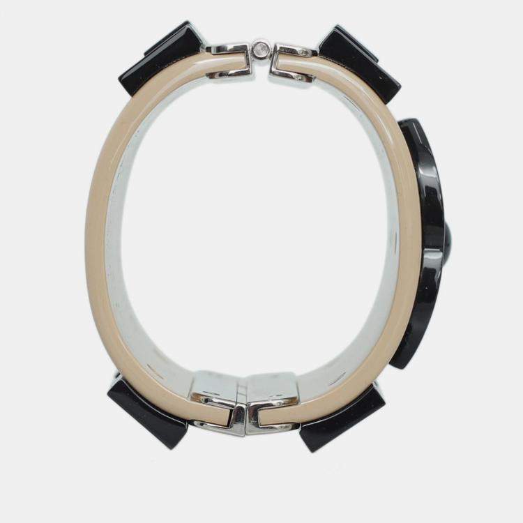 Pre Owned Chanel CC Boy Brick Cuff Bracelet