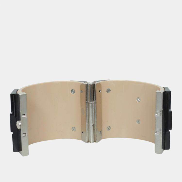 Pre Owned Chanel CC Boy Brick Cuff Bracelet