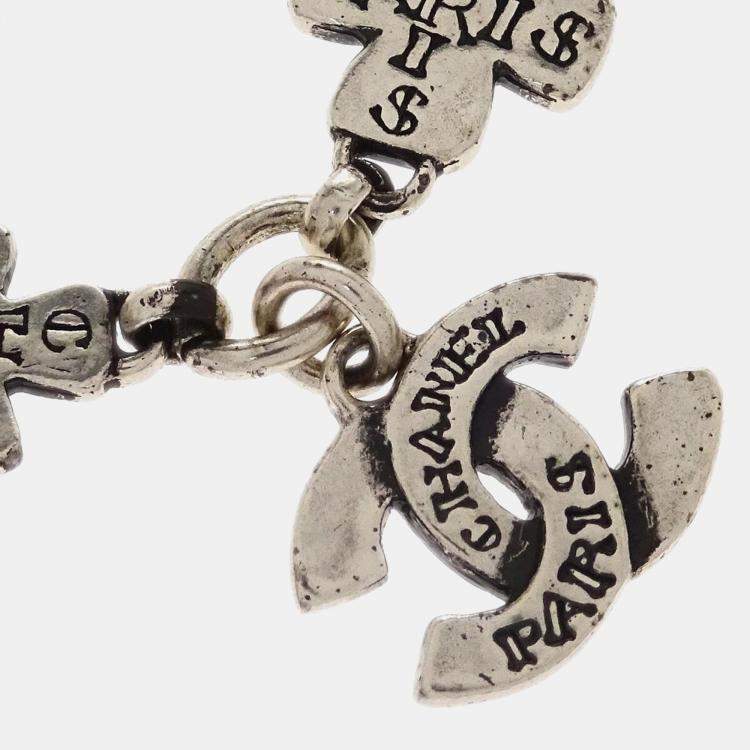Pre Owned Chanel Silver Chain Bracelet