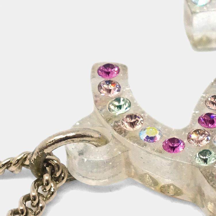 مملوكة مسبقًا Chanel Gold Chain Bracelet Rhinestone