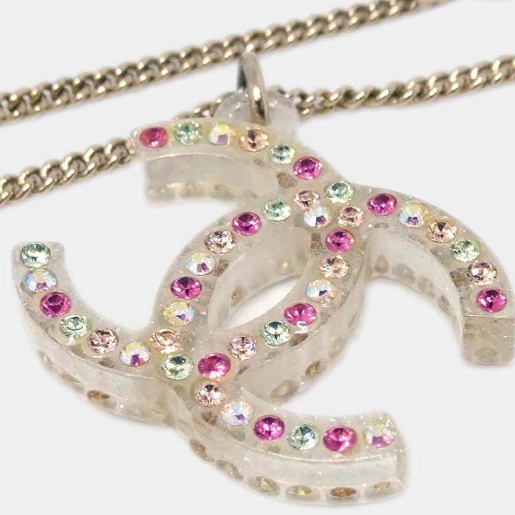 مملوكة مسبقًا Chanel Gold Chain Bracelet Rhinestone
