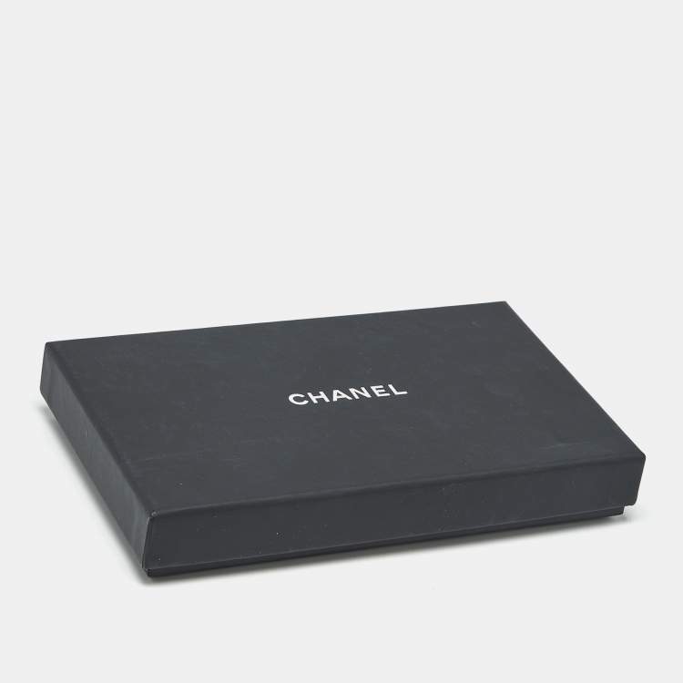 Pre Owned Chanel Black Quilted Caviar Leather iPhone X Case 