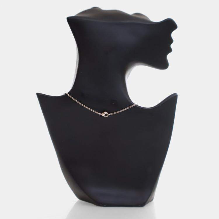 Pre Owned Chanel Crystal CC Pendant Necklace