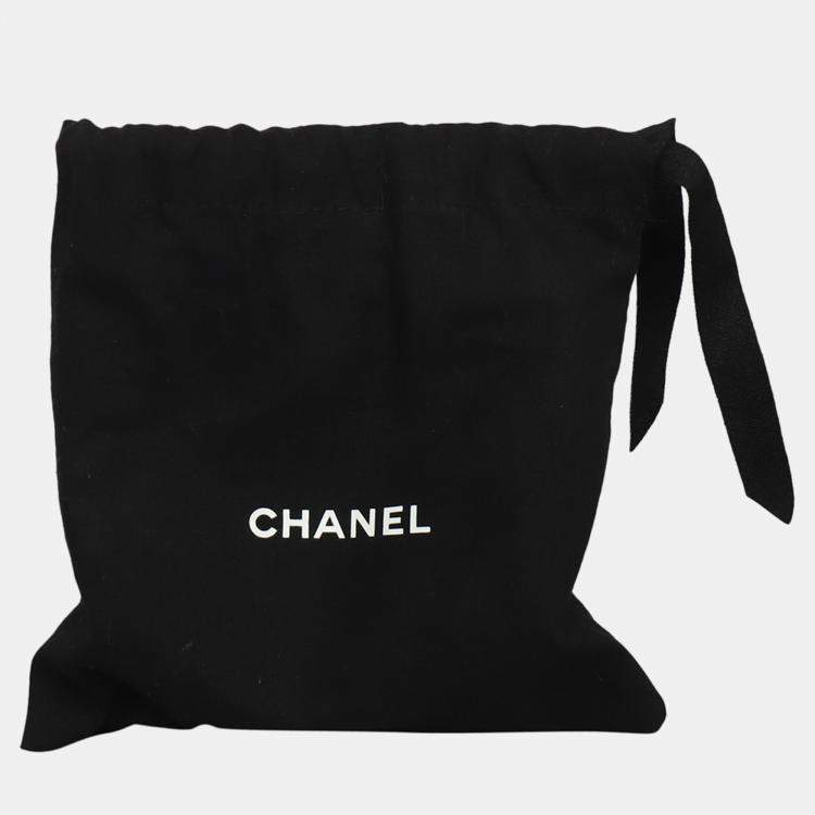 Pre Owned Chanel 20B Quilted Caviar CC Belt