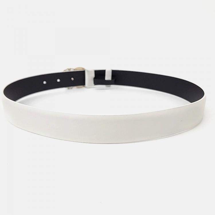 Pre Owned Chanel logo belt